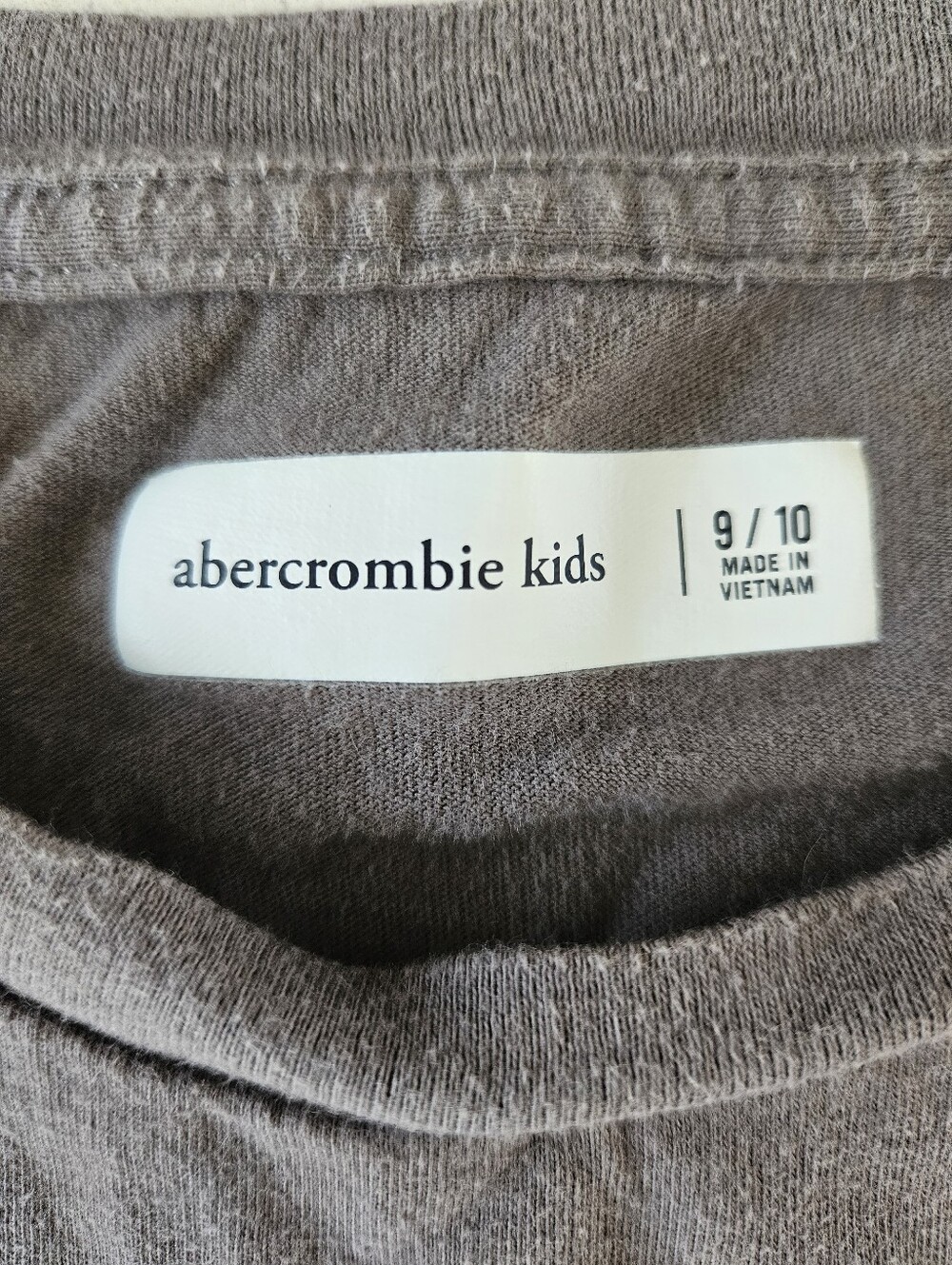 Abercrombie Kids T-shirt Lot Of 2 Long Sleeve Green And Gray Purple 9 10 11 12 - Picture 7 of 9